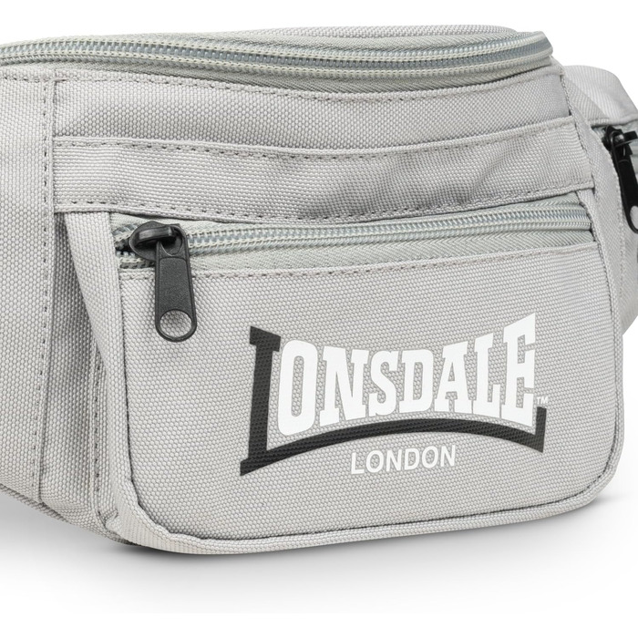 Поясна сумка Lonsdale Hip сірого кольору