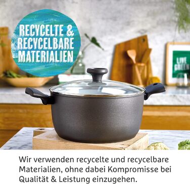Prestige Earth Pan Stockpot Induction - Soup Pot 28cm / 7.5L - Non-Stick Ceramic, Recycled & Recyclable, Non-Toxic, Dishwasher Safe, Easy-Grip Handles Soup Pot 7.5 Liters
