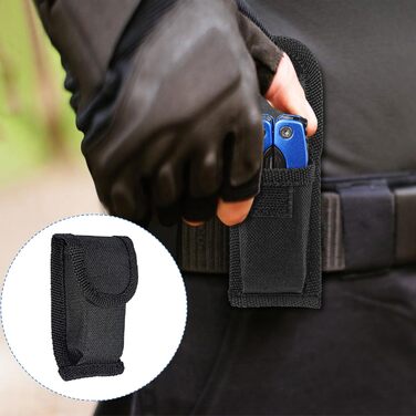 Мультитул 11 в 1: багатофункціональний інструмент з нержавіючої сталі з бітами для викрутки та складним ножем, у комплекті з сумкою для активного відпочинку