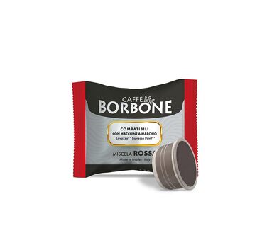 Кава в капсулах Caffè Borbone Rossa (Червона суміш) для Lavazza Espresso Point, 100 шт