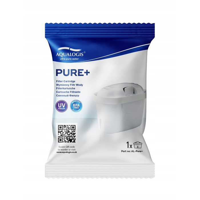 Смінні фільтрувальні картриджі для глека Aqualogis Pure+, 15 шт.