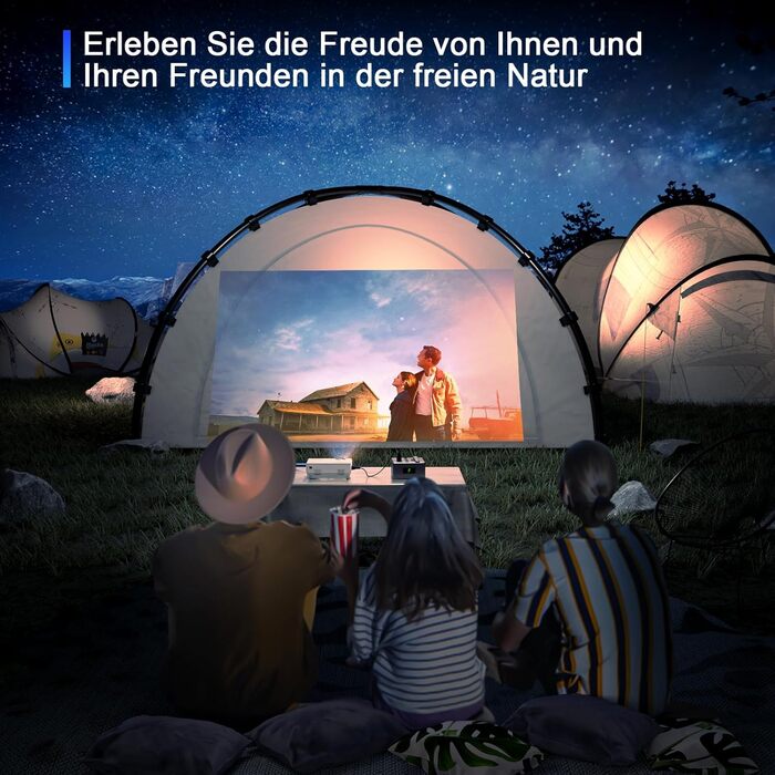 Міні проектор XuanPad A-24000L: WiFi, Bluetooth, 1080P, Підтримка HDMI, USB, AV, для iPhone/Android