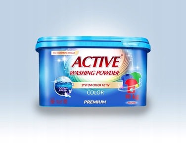 Пральний порошок Active Color для кольорових речей, 10 кг