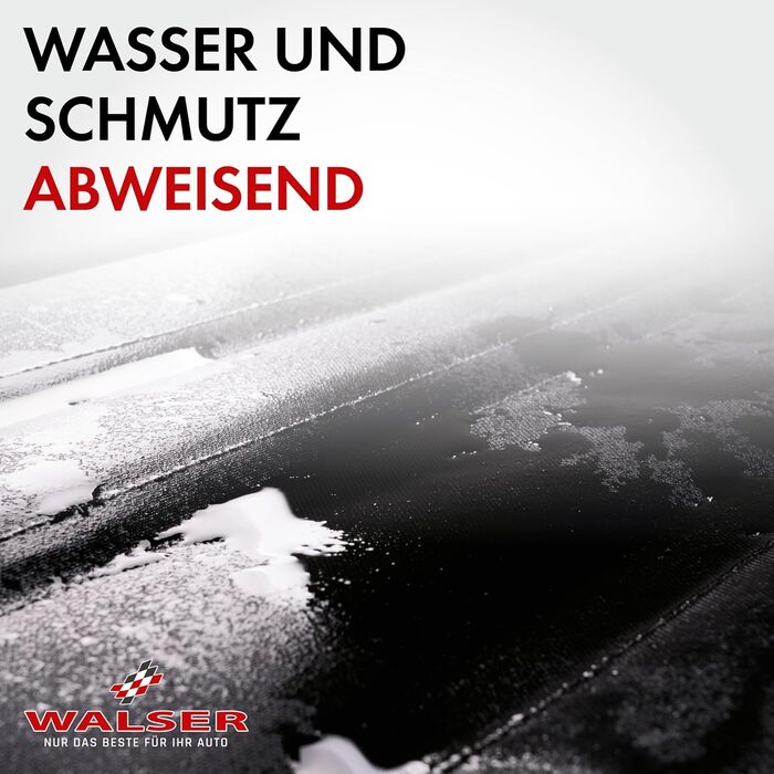 Захист вантажного простору Walser, універсальний захист бампера для собак, захист багажника для собак, килимок для багажника, захист країв багажника, килимок для захисту бампера для собак 80x64 см чорний