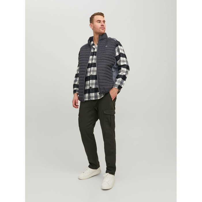 Жилет чоловічий Jack & Jones степовий 3XL темно-синій блейзер