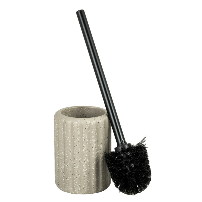 Набір аксесуарів для ванної кімнати з кераміки (глазурована каменіва маса), КОРИЧНЕВИЙ ПЛЯМКАСТИЙ