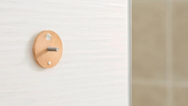 Кутова душова полиця tesa, двоярусна, з двома гачками, латунь, хромована, з клеєвим кріпленням, 425x180x205 мм