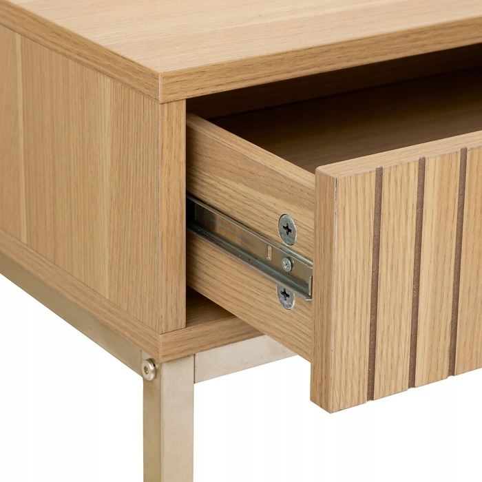 Консоль 5five Simply Smart, відтінки бежевого, напівматова, 90 x 80,5 x 35 см