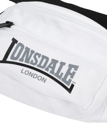 Поясна сумка Lonsdale Hip (Білий/Чорний/Попіл)