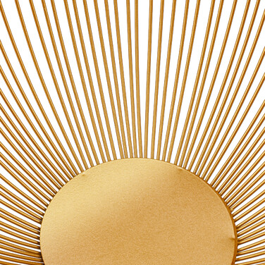 Relaxdays Golden Fruit Bowl made of Metal