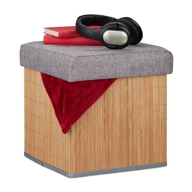 Relaxdays Ottoman з місцем для зберігання речей