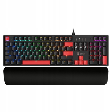 Механічна ігрова клавіатура A4TECH Bloody S525N Fire Black BLMS Red