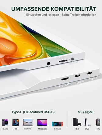 Монітор портативний UPERFECT 15.6