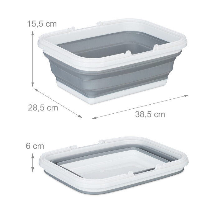 Collapsible Storage Basket with Handle