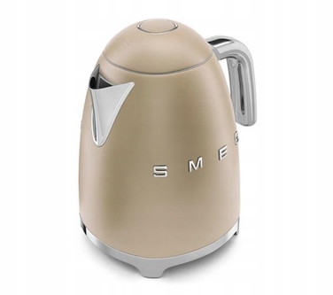 Електричний чайник Smeg KLF03CHMEU, 2400 Вт, 1,7 л, жовтий/золотий