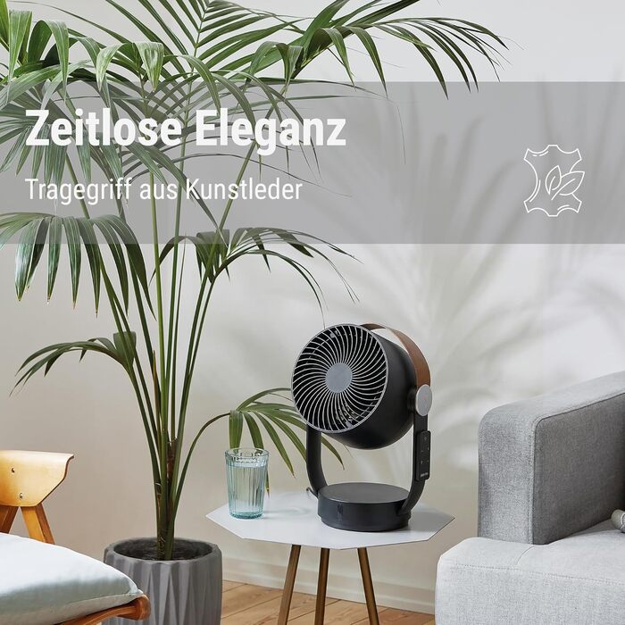 Повітряний циркулятор Stadler Form Leo, білий - вентилятор з поворотом 360°, дистанційне керування, радіус дії 8м