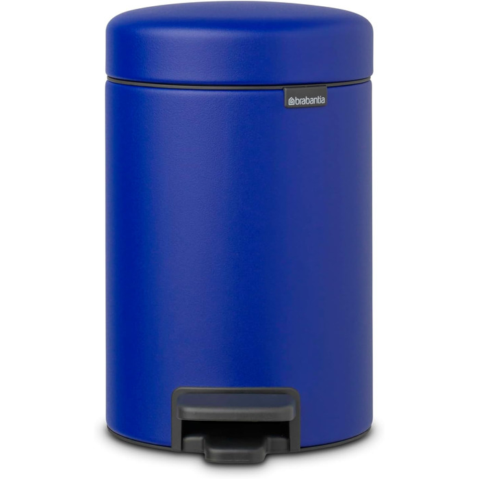 Відро для сміття Brabantia NewIcon 30L з м'яким закриттям та педальним механізмом, блакитне