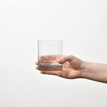Krosno Whisky Glasses Tumbler | Set of 6 | 300 ML | Blended Collection | Perfect for Home, Restaurants, and Parties | Dishwasher Safe