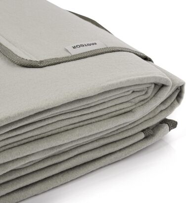 Плед для пікніка Meteor XXL водовідштовхувальний, термоізоляційний 175x200 см, бежевий - для пляжу, саду, кемпінгу