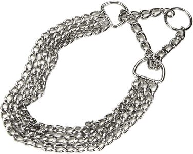 Нашийник для собак TRIXIE Zug-Stopp, розмір XL, обхват 65 см, хром, для великих собак