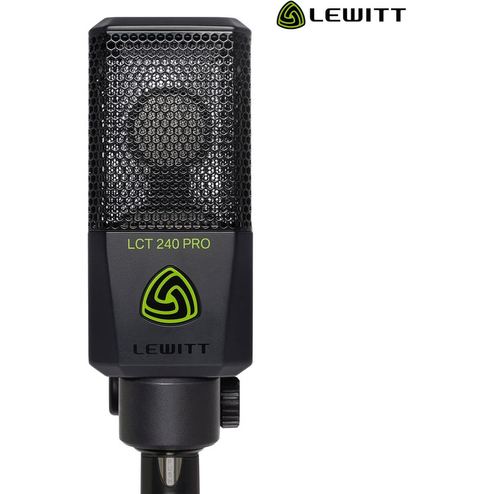 Конденсаторний мікрофон LCT 240 PRO XLR для вокалу, інструментів, подкастів та стрімінгу - професійний звук. У комплекті: мікрофонна стійка, поп-фільтр, кейс