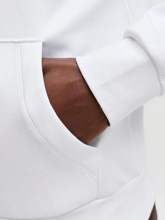 Чоловічий білий худі з капюшоном та логотипом JACK & JONES, розмір M