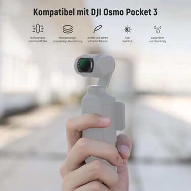 Набір фільтрів NEEWER для DJI Osmo Pocket 3: ND, CPL, Black Diffusion, UV. Захист від засвітлення та творчі ефекти. Сумісний з DJI Osmo Pocket 3.
