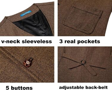 Жакет-жилет Solovedress Vintage Classic з вовни для весілля, Regular Fit, розмір S, зелений