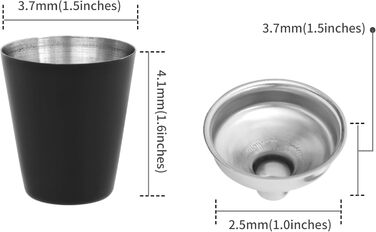 Набір фляга з келихом та воронкою для чоловіків • Військовий дизайн • Матова чорна/зелена сталь • 9 oz / 265 ml • Аксесуари для піших прогулянок