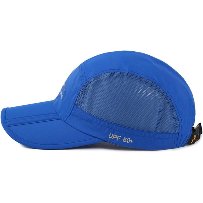 Бейсболка унісекс для чоловіків та жінок, A-navy блакитна, регульована, для спорту та подорожей