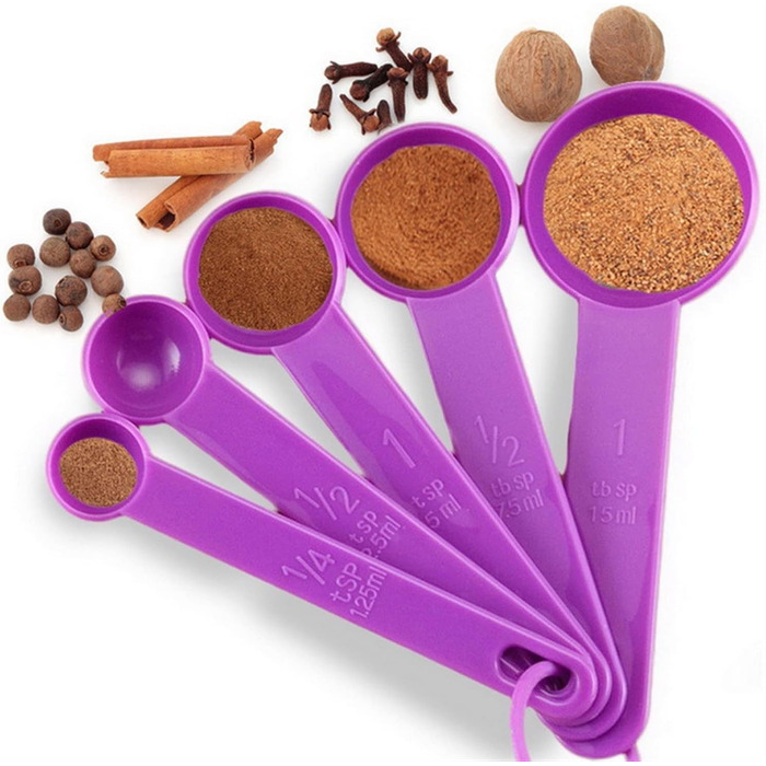 10-Piece Measuring Spoon Set for Kitchen Tools, Teaspoons, Coffee/Sugar Scoop, Measuring Cup for Baking Cakes, Kitchen/Cooking/Baking Utensils (Color: Kitchen Spoon 1) (Kitchen Spoon 3)