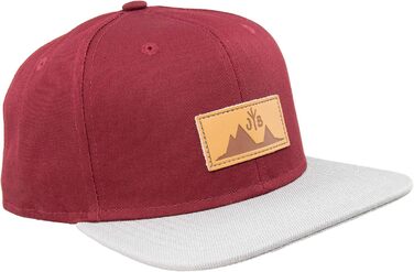 Кепка бейсболка Jumping Bird • Зручна, регульована, легко миється • Бордовий колір