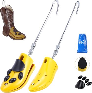 Shoe stretchers, boot expanders, foot stretchers for boots, a pair of adjustable shoe stretchers, boot wideners for women's and men's shoes and boots