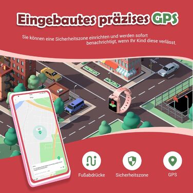 Дитячий смарт-годинник Blackview Kinder 4G: GPS, SIM-карта, відеодзвінки, SOS, дзвінки, чат, SMS, шкільний режим, лічильник кроків – Персиково-рожевий