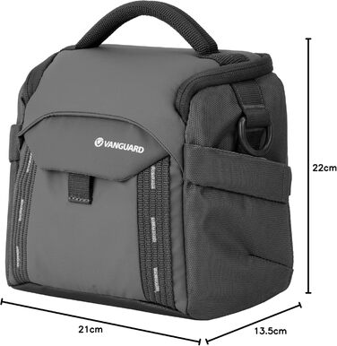 Vanguard Veo Adaptor 24M BK: Сумка на плече для фототехніки, Сірий