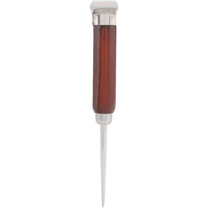 Stainless steel ice pick with wooden handle, breaker, chisel, removal of crushed carving tool in Japanese style for kitchens, bars, bartenders, picnics, camping and restaurants