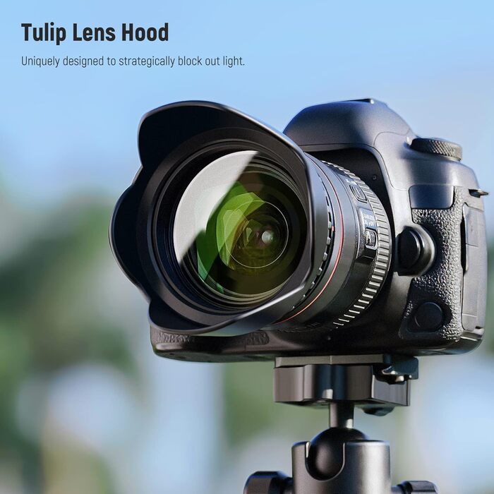 Набір фільтрів NEEWER 58mm: UV, CPL, FLD, ND2, ND4, ND8, бленда, кришка об'єктива. Сумісний з Canon, Nikon, Sony, Panasonic DSLR камерами