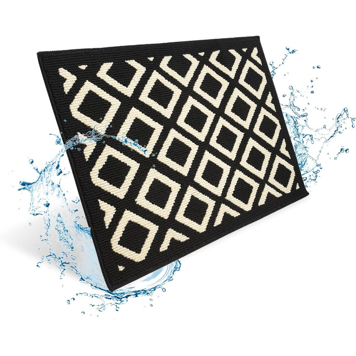 Килимок для дому OTRAKI, 60x90 см, антиковзаюча підлога, легко миється, для собак, вітальні, входу, кухні, тераси