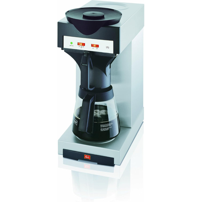 Melitta Glass Carafe, Replacement Coffee Pot for Filter Coffee Machines, Borosilicate Glass, 1.8 l