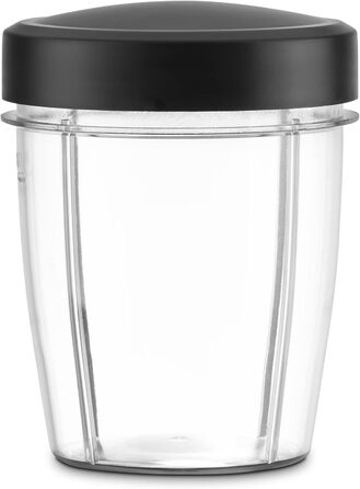 Ufesa BS2500 Nutriboom Single-Cup Mixer, multifunctional nutrient extractor, 900W power, smoothies and shakes, incl. 6 accessories, stainless steel blades, black 900W sports 0.5L-0.8L