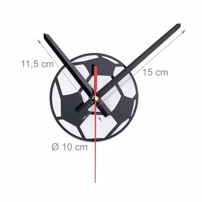 Relaxdays DIY Wall Clock 'Football'