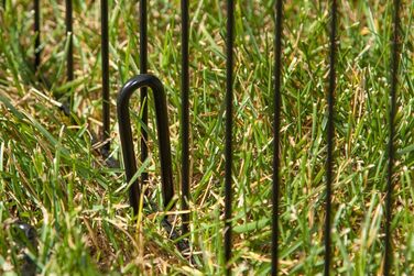 Клітка-вольєр для собак, котів та кроликів Iris Ohyama, 1.7 м², 8 панелей, чорний вольєр з WPC-24, 60x60 см