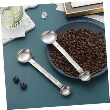 TOPBATHY 20-Piece Stainless Steel Measuring Spoons for Coffee, Tea, Tablespoons, Measuring Spoons, Baking Teaspoons, Sugar Spoons, Kitchen Measuring Spoons, Scoops for Canisters, Measuring Cups and Silver