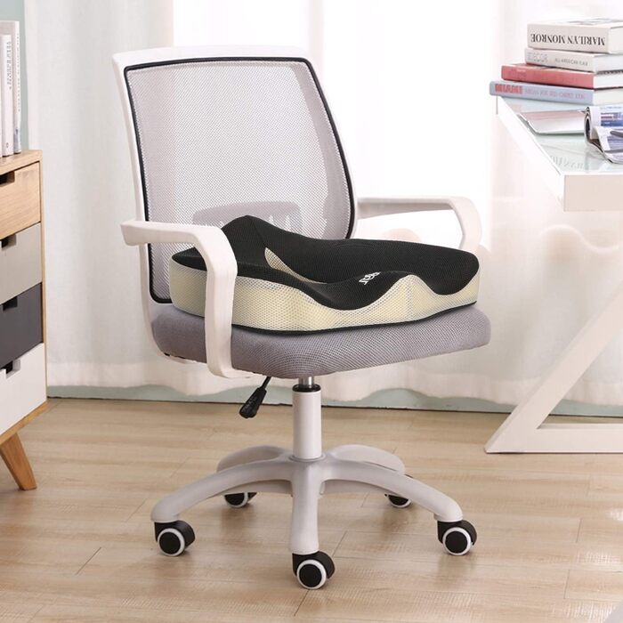 Гелеве сидіння Feagar: ортопедична подушка для офісного крісла, авто, інвалідного візка, для спини, гелевий наповнювач, 60-100 кг