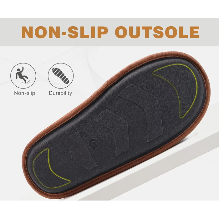 Чоловічі фетрові халапи KuaiLu, теплі, пухнасті, для дому та вулиці, чорно-коричневі (49 EU)