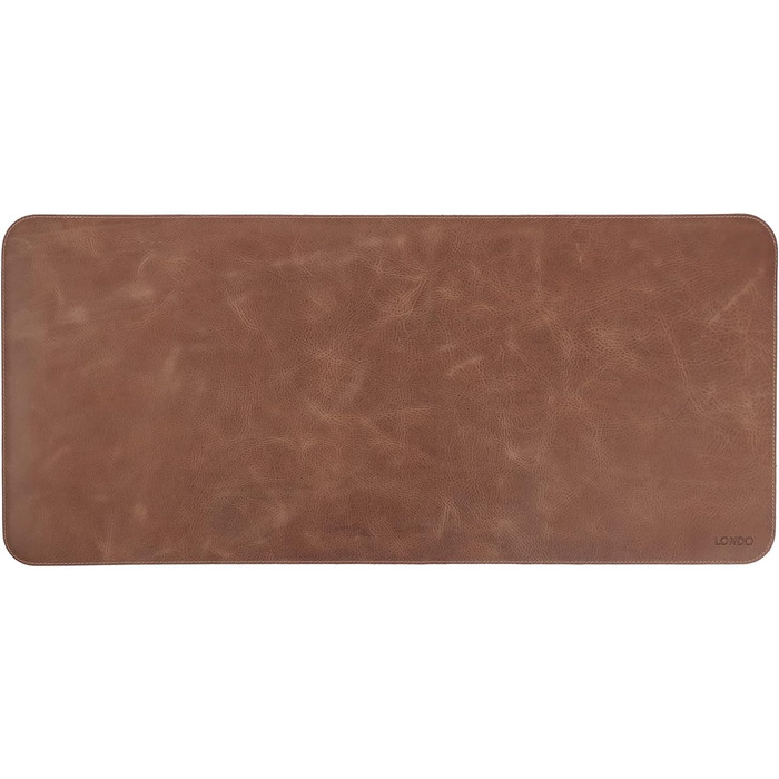 Килимок для миші Londo Echtleder Mink – великий, шкіряний, для столу, нековзкий, гладка поверхня