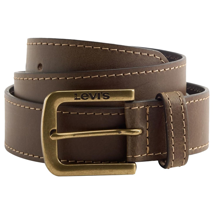 Чоловічий шкіряний ремінь Levi's Loire Brown