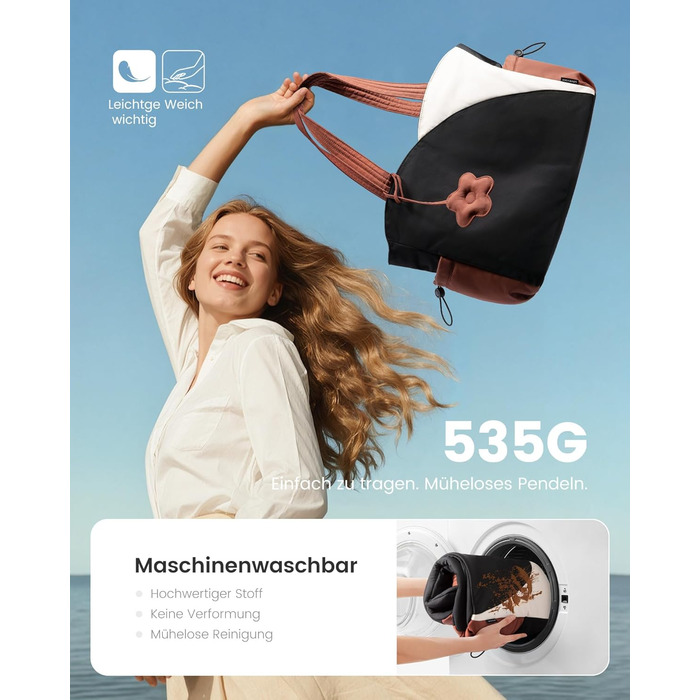 Сумка LOVEVOOK Shopper для жінок, велика сумка-тоут для ноутбука 15.6