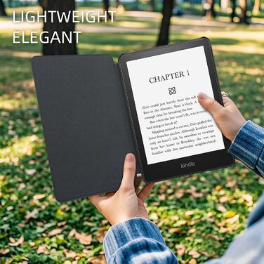 Чохол WALNEW для Kindle Paperwhite 11 (M2L3EK, M2L4EK), чорний, з авто-вимиканням