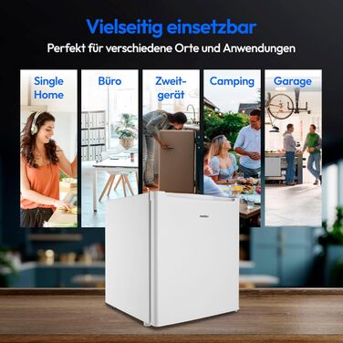 Міні-морозильна камера MEDION MD37675 сірого кольору (33 літри, 51 см, регульовані ніжки, ручка-виїмка, ручне регулювання температури, 4 зірки)